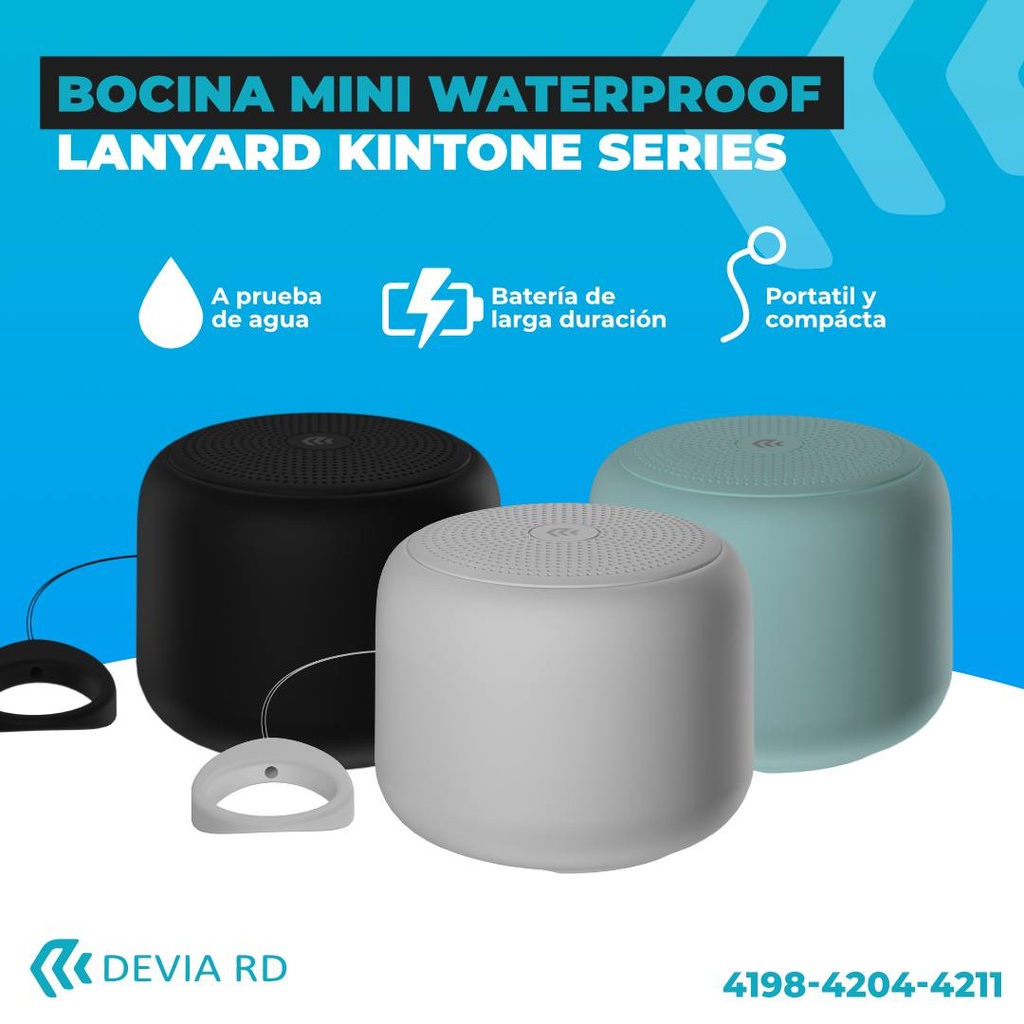 DEVIA MINI WATERPROOF LANYARD SPEAKER