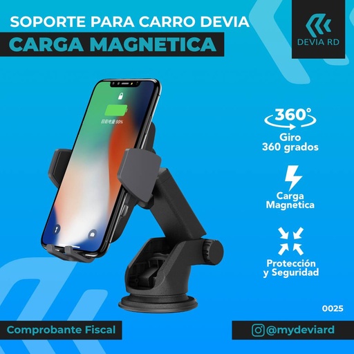 [Cargador inalámbrico de vehículo] DEVIA NAVIGATION WIRELESS CHARGER CAR MOUNT